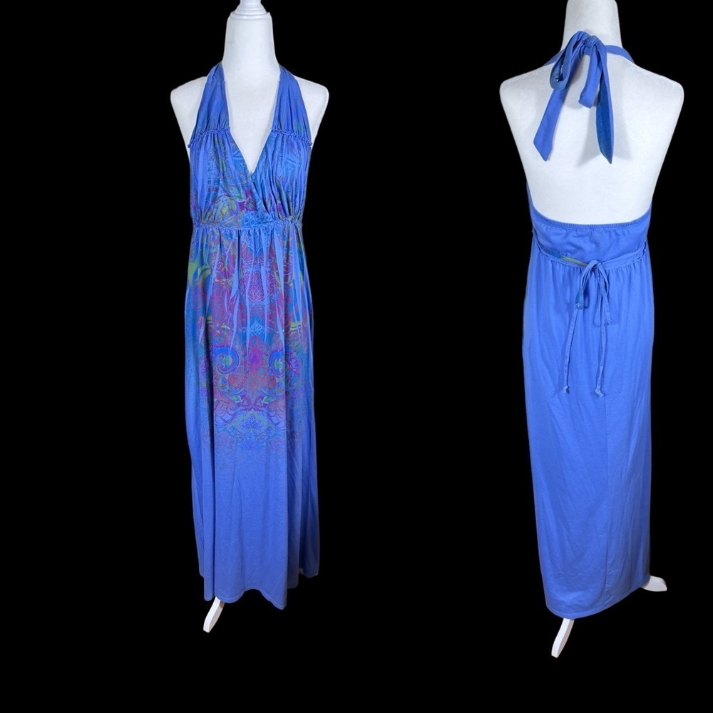Weavers halter top Summer Spring maxi dress women's size large